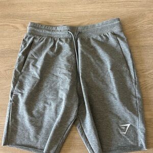 Gymshark Gray Athletic Shorts with Elastic Waistband